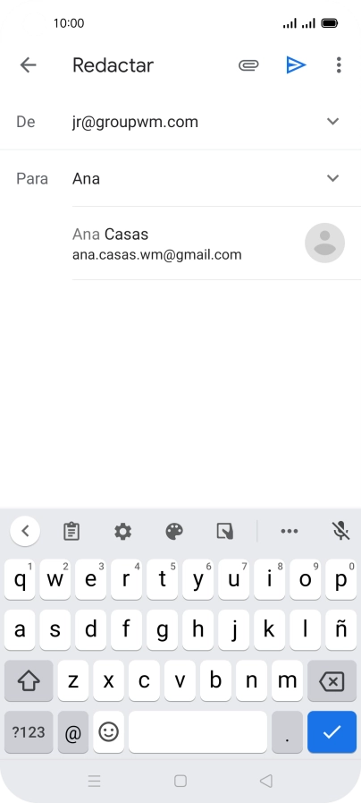 Pulsa el contacto deseado.