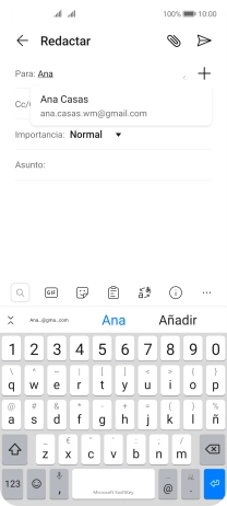 Pulsa el contacto deseado.