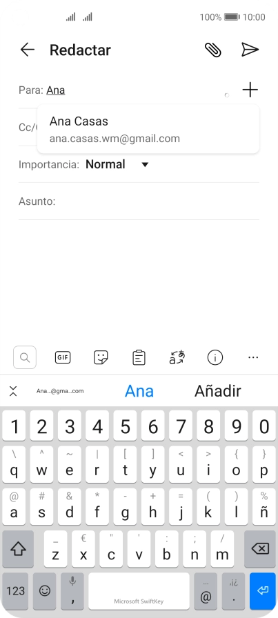 Pulsa el contacto deseado.