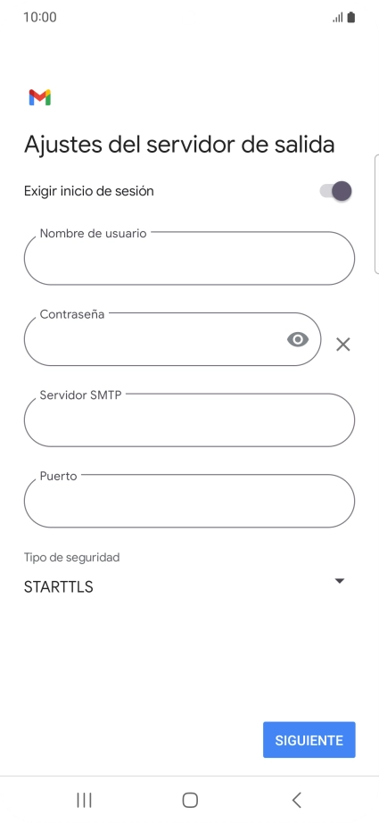 Pulsa el indicador junto a 