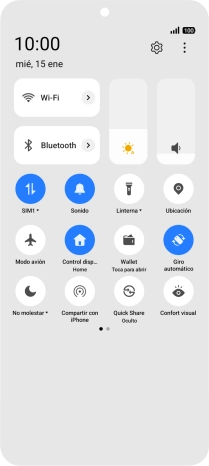 Pulsa el icono de ajustes.