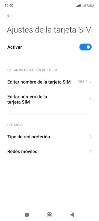 Pulsa el indicador junto a 