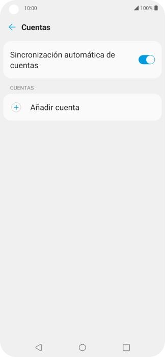 Pulsa Añadir cuenta.
