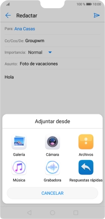 Pulsa Archivos y desplázate a la carpeta deseada. Pulsa Archivos y desplázate a la carpeta deseada.