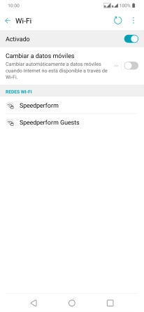 Pulsa el indicador junto a 