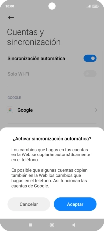 Pulsa Aceptar.