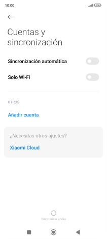 Pulsa Añadir cuenta.