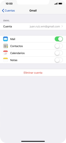Pulsa el indicador junto a 