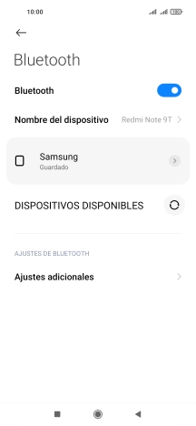Pulsa la tecla de inicio para terminar y regresar a la pantalla de inicio.