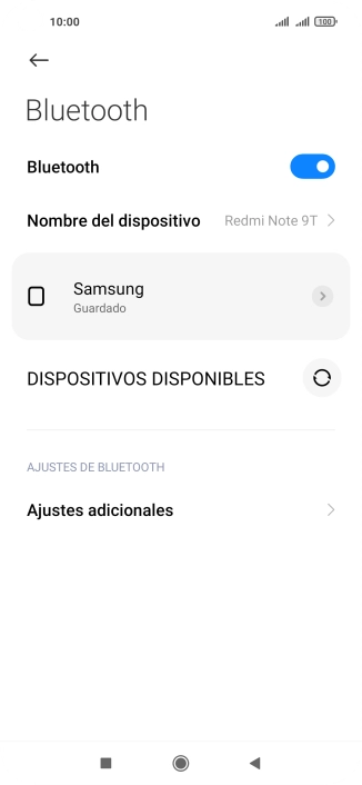 Pulsa la tecla de inicio para terminar y regresar a la pantalla de inicio.