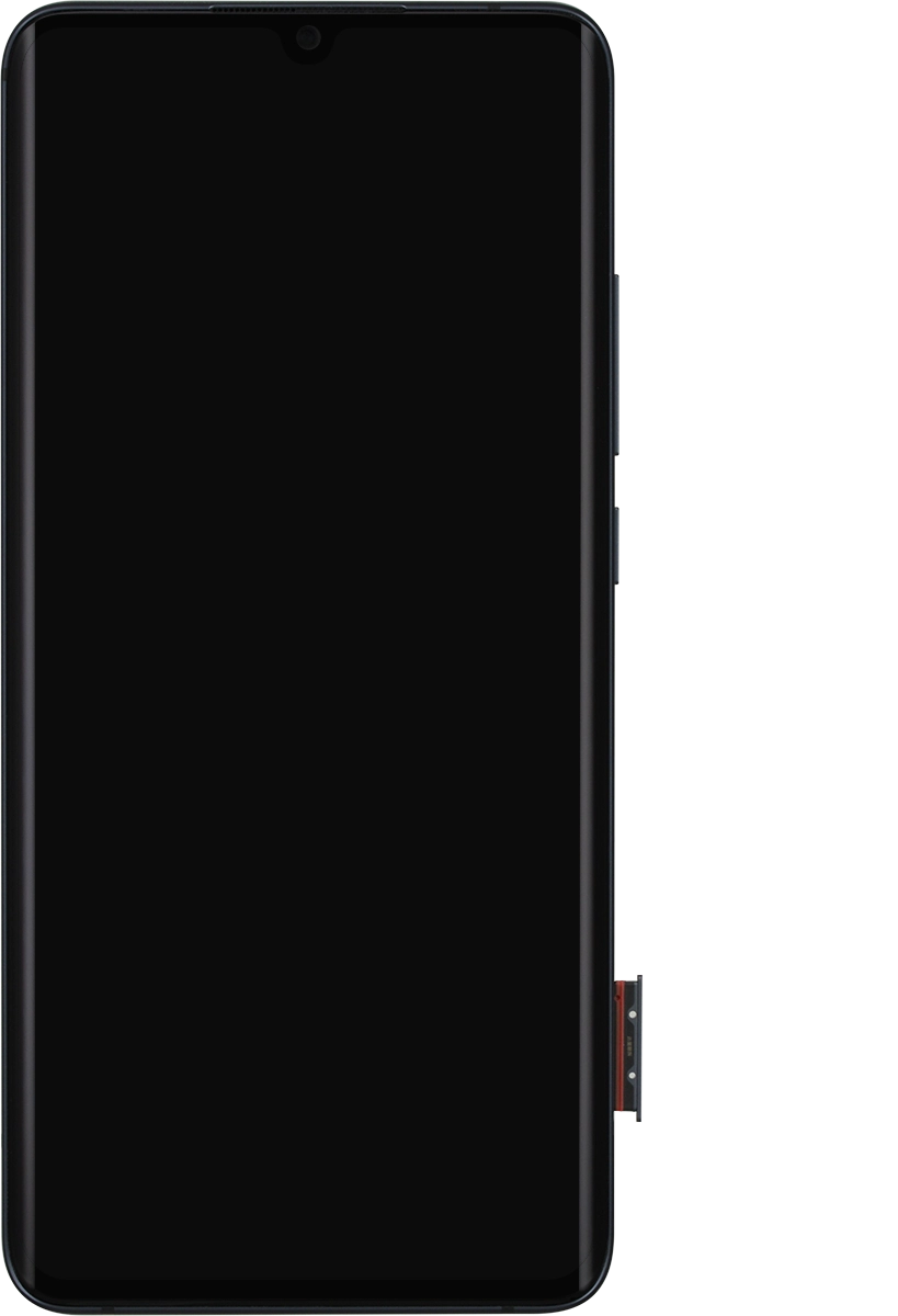 Retira el contenedor de la tarjeta SIM del teléfono.