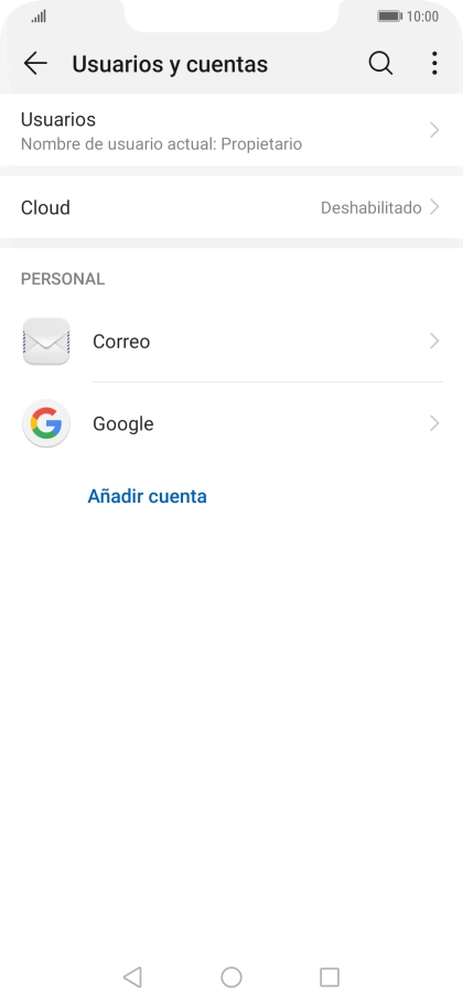 Pulsa el icono de menú.