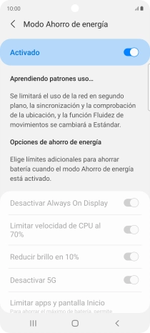 Pulsa la tecla de inicio para terminar y regresar a la pantalla de inicio.