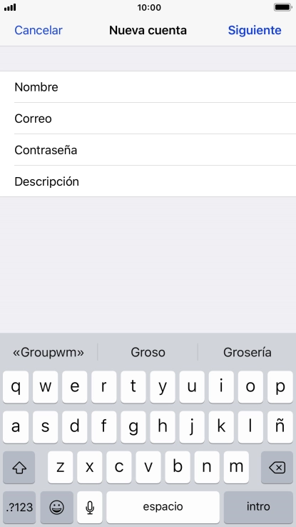 Pulsa Siguiente.