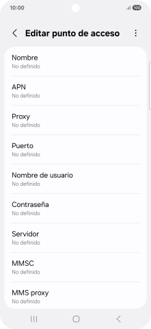 Pulsa Nombre.