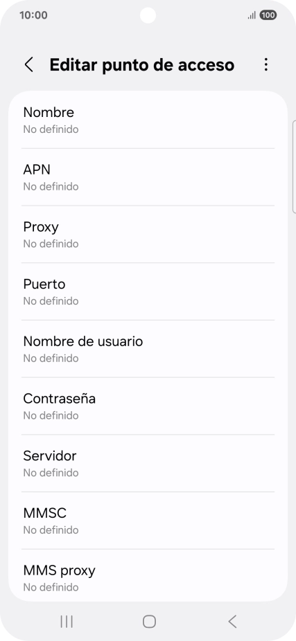 Pulsa Nombre.