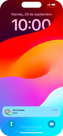 Pulsa la notificación deseada y sigue las indicaciones de la pantalla para utilizar la función seleccionada.