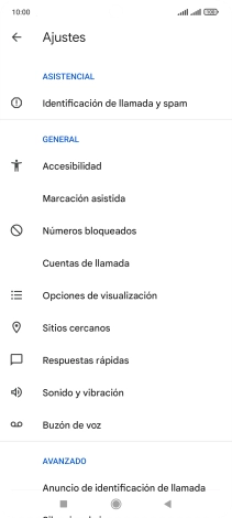 Pulsa Cuentas de llamada.