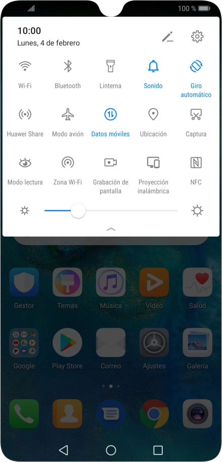 Pulsa Modo avión para activar o desactivar la función.