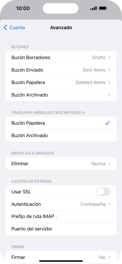 Pulsa el indicador junto a 