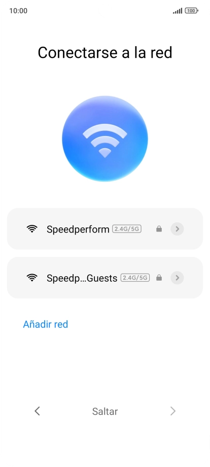 Pulsa la red wifi deseada.