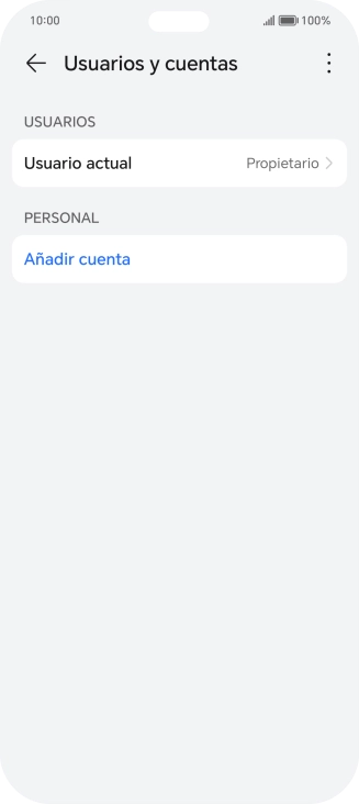 Pulsa Añadir cuenta.