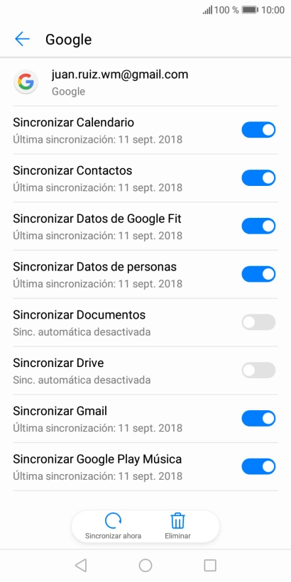 Pulsa la tecla de inicio para terminar y regresar a la pantalla de inicio.