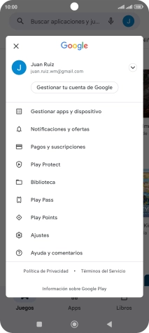 Pulsa Gestionar apps y dispositivo. Pulsa Gestionar apps y dispositivo.