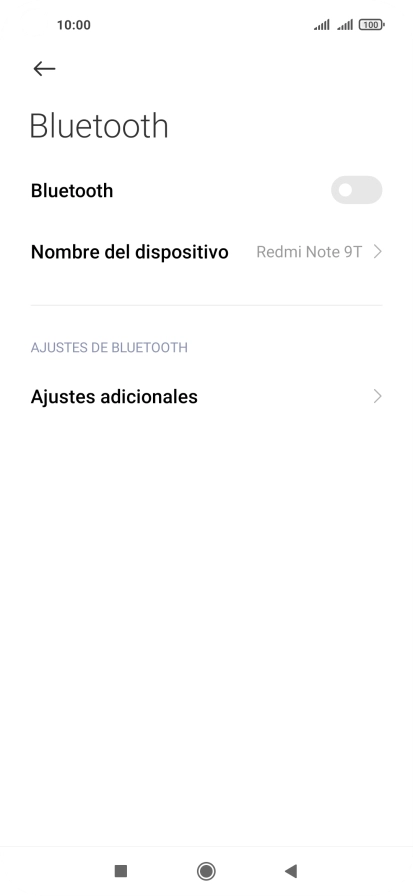 Pulsa el indicador junto a 