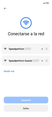 Pulsa la red wifi deseada.
