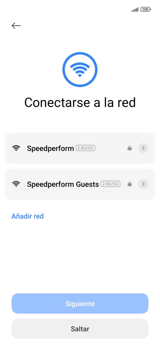 Pulsa la red wifi deseada.