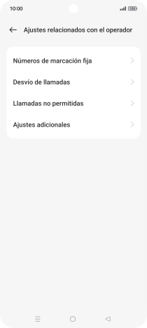 Pulsa Números de marcación fija.