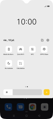 Pulsa Modo de ahorro de batería para activar la función.