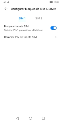 Pulsa la tarjeta SIM deseada. Pulsa la tarjeta SIM deseada.