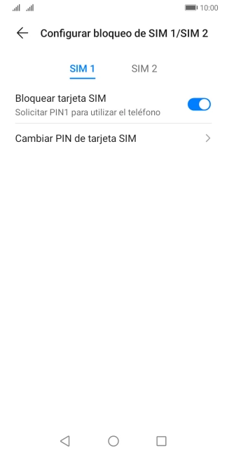 Pulsa la tarjeta SIM deseada. Pulsa la tarjeta SIM deseada.