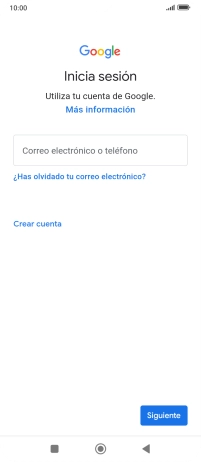 Si no tienes una cuenta de Google, pulsa Crear cuenta y sigue las indicaciones de la pantalla para ver cómo crear una cuenta nueva.