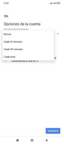 Pulsa el ajuste deseado. Pulsa el ajuste deseado.