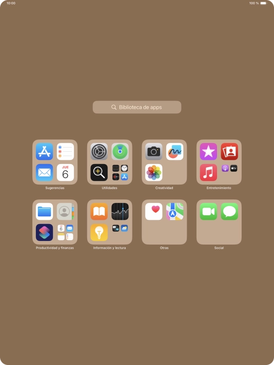 Pulsa la app deseada.