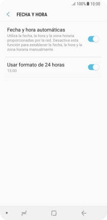Pulsa la tecla de inicio para terminar y regresar a la pantalla de inicio.