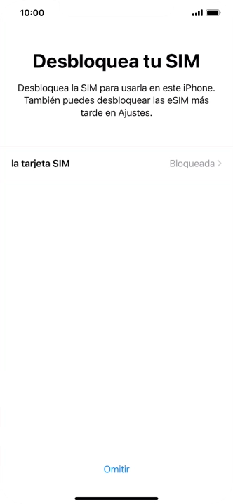 Pulsa la tarjeta SIM.