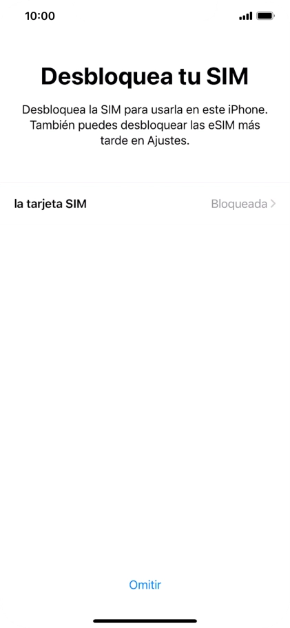 Pulsa la tarjeta SIM.