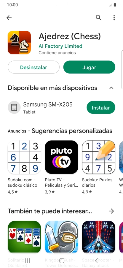 Pulsa la tecla de inicio para terminar y regresar a la pantalla de inicio.