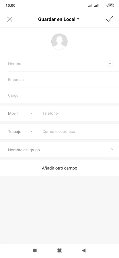 Pulsa la lista desplegable de la guía.