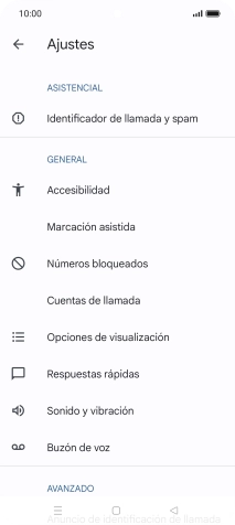Pulsa Cuentas de llamada.