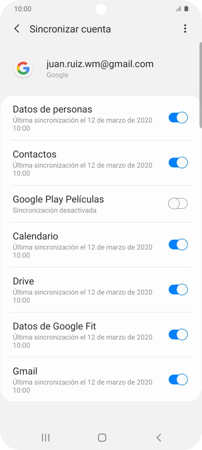 Pulsa la tecla de inicio para terminar y regresar a la pantalla de inicio.