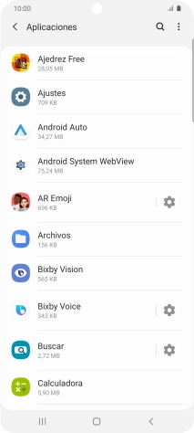Pulsa la app deseada.