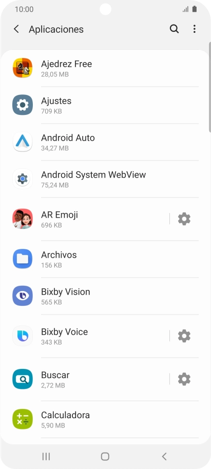 Pulsa la app deseada.