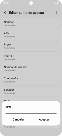 Introduce airtelwap.es y pulsa Aceptar.