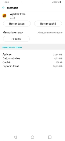 Pulsa Borrar caché. Pulsa Borrar caché.
