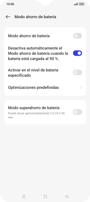 Pulsa el indicador junto a 